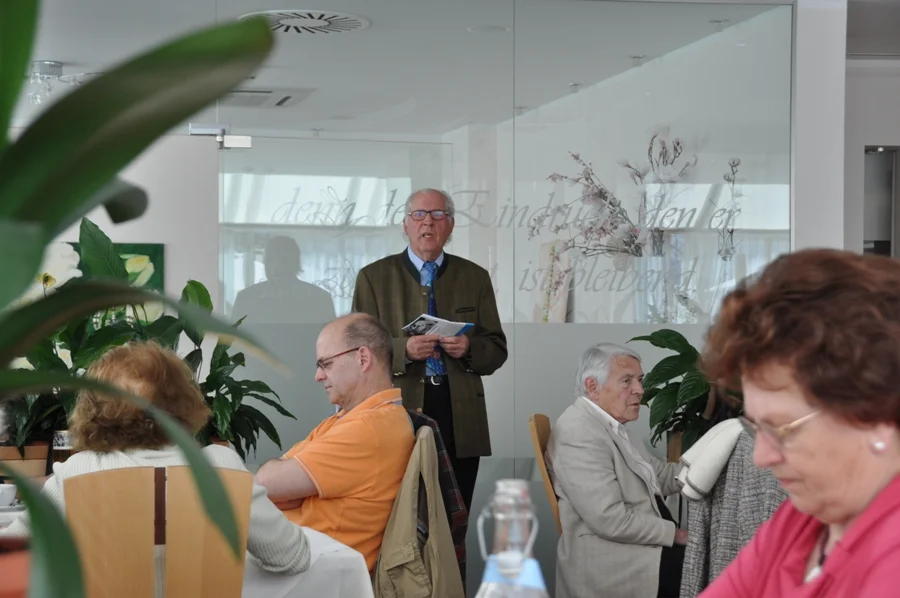 Obmann Hans Prüller#bei der Begrüßung