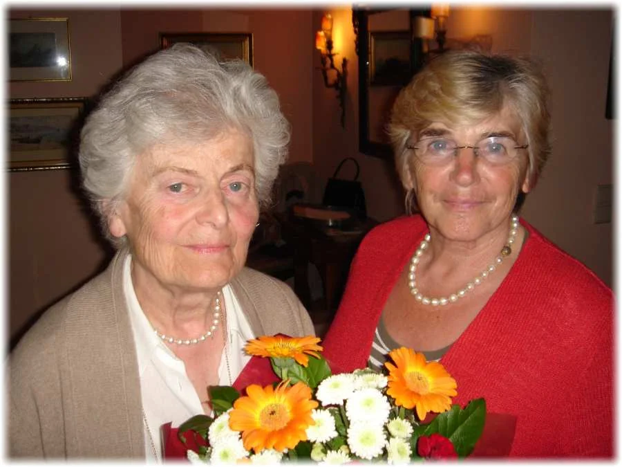 Gratulation auch von Frau Benz