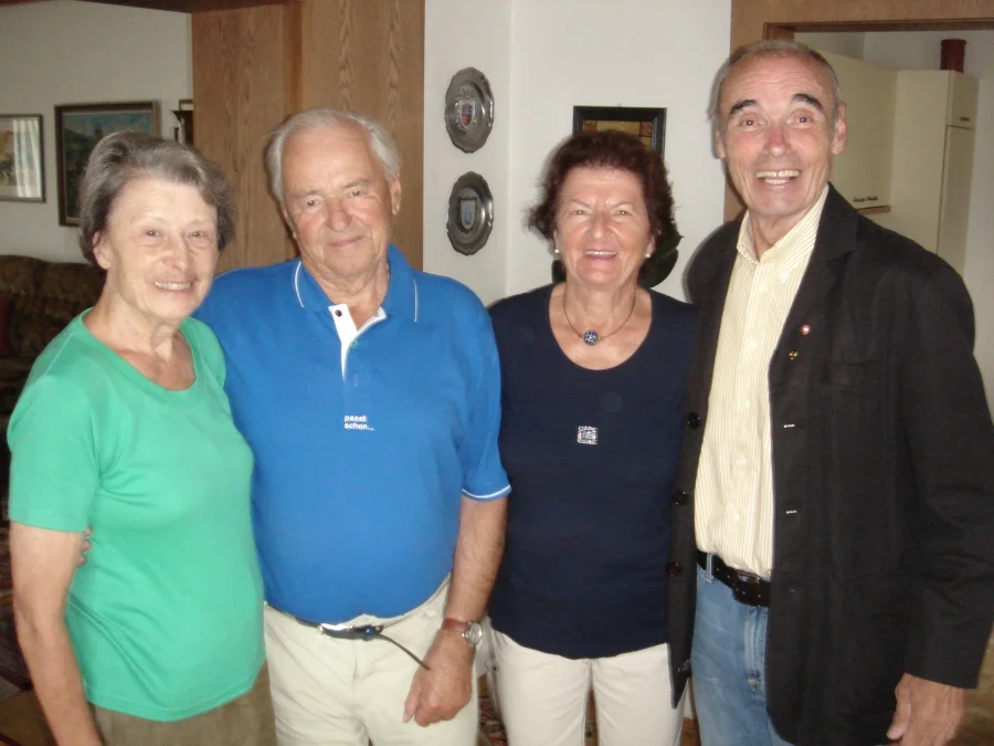 Frau Csaky, Hans und seine Christl, Vzbgm. Alfred Walter