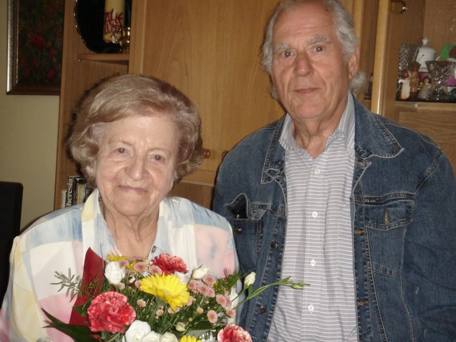 Obmann Hans Prüller gratuliert