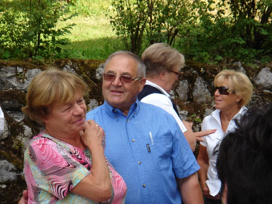 Frau Lydia Feldkirchner   in Ramsau geb  und aufgewachsen   mit SB Obmann Atzinger