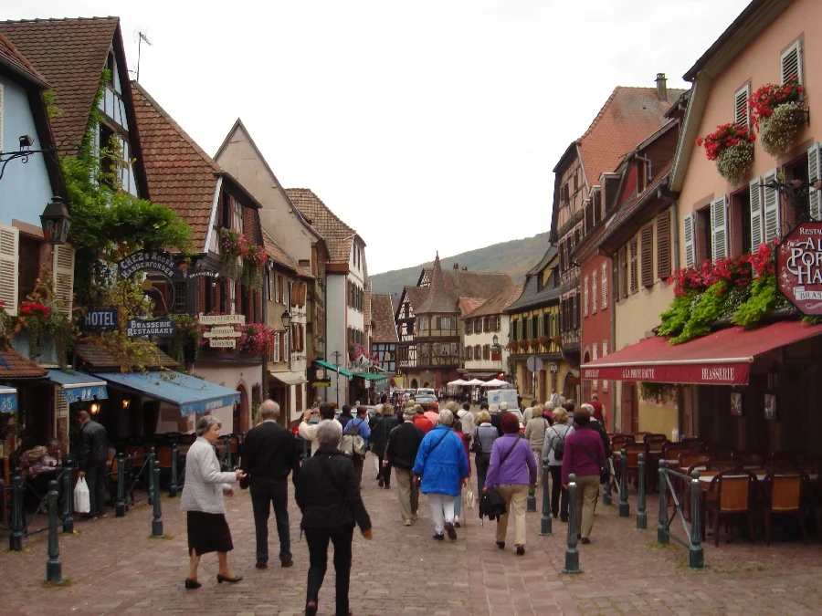 Kaisersberg ist einer der schönsten#Orte mit Fachwerkbauten