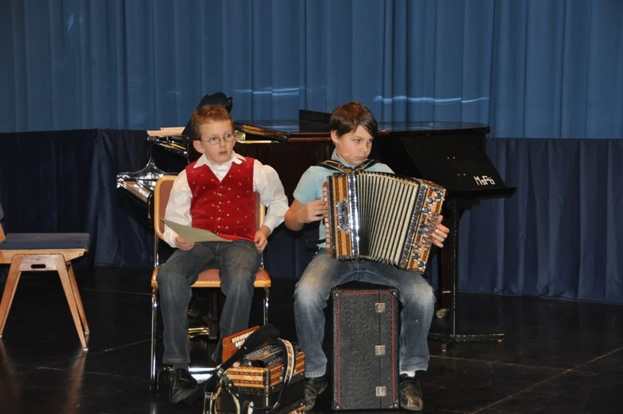 Mathias Eberhard und #Fabian Buchsbaum von der#Musikschule Pörtschach