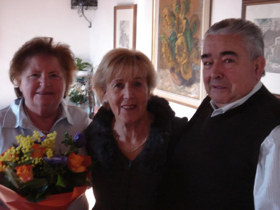 Ehepaar Kapellari#mit Obmannstv. Annemarie#Orlitsch