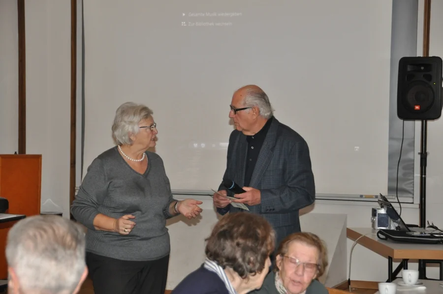 Hans Prüller mit seiner#Stellvertreterin#Heidi Wienerroither