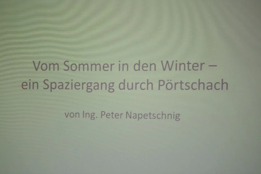 Der Spaziergang durch Pörtschach #mit Bildern von Sommer bis Winter#bei Tag und bei Nacht#wurde begeistert aufgenommen