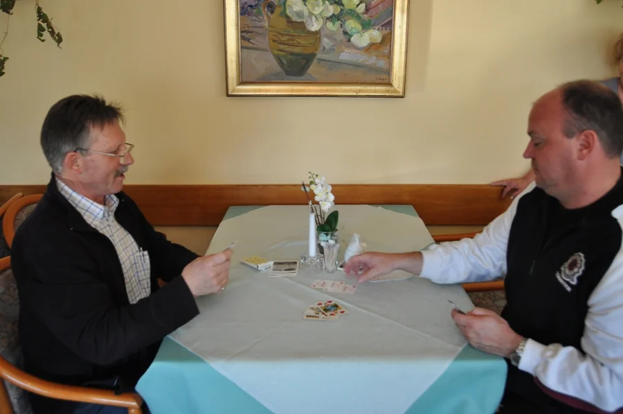 Herbert Paulitsch mit Hans Valente