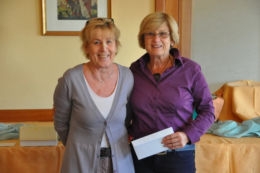 Die beste Dame Annemarie Grießer mit ObfrauStv. Annemarie Orlitsch