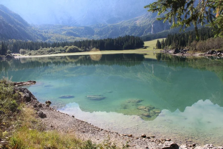 Der obere See von Norden aus fotografiert.