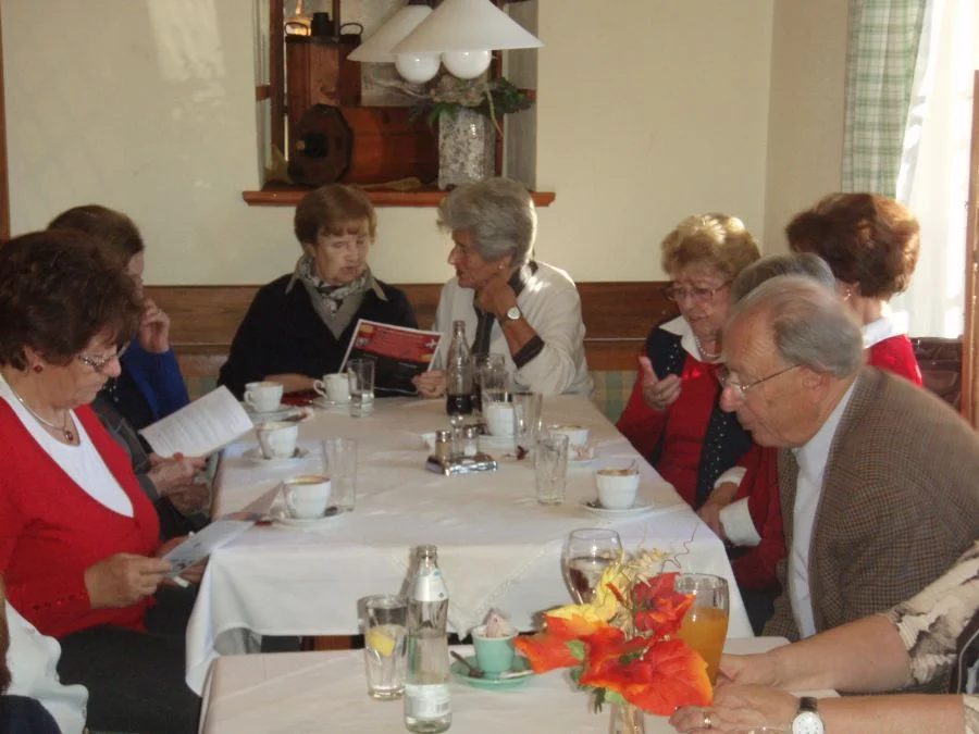 mit interessierten Zuhörern