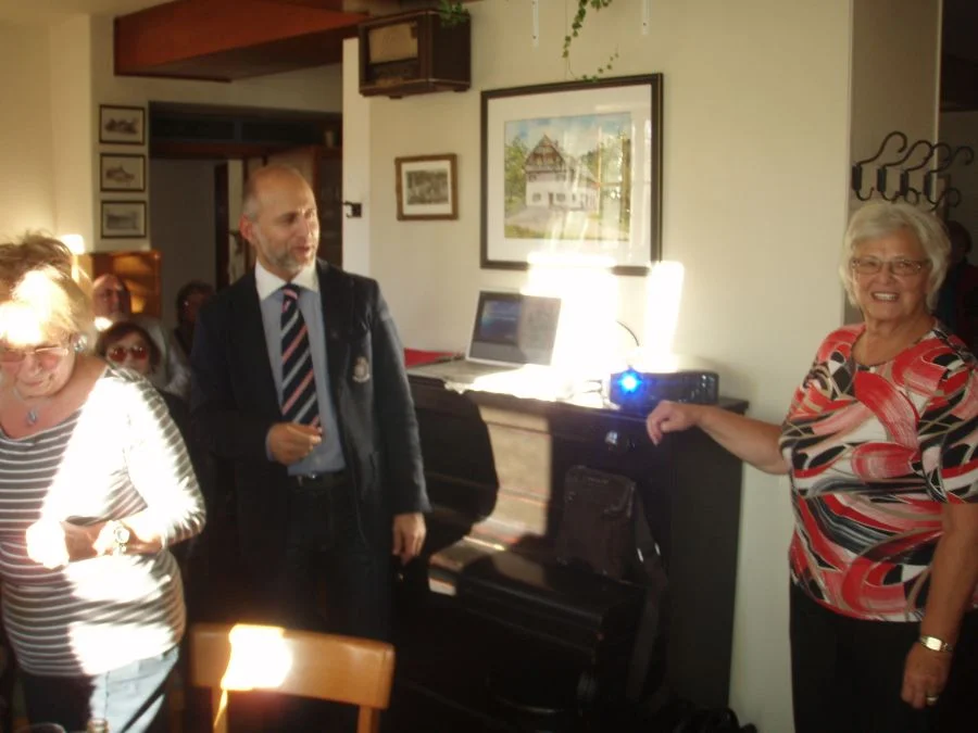 Obfrau Heidi Wienerroither begrüßt#Dr. Gharibaghi