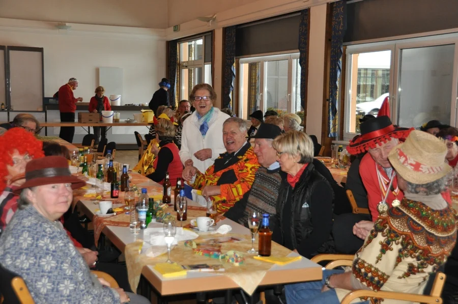 Maria Weiss mit einem Herrenwitz