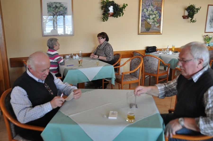 Hans Valente mit Hermann Köfer