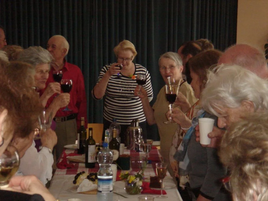 Ein +Hoch+ der Jubilarin