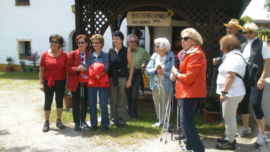 Aufbruch zur Mostmeilenwanderung