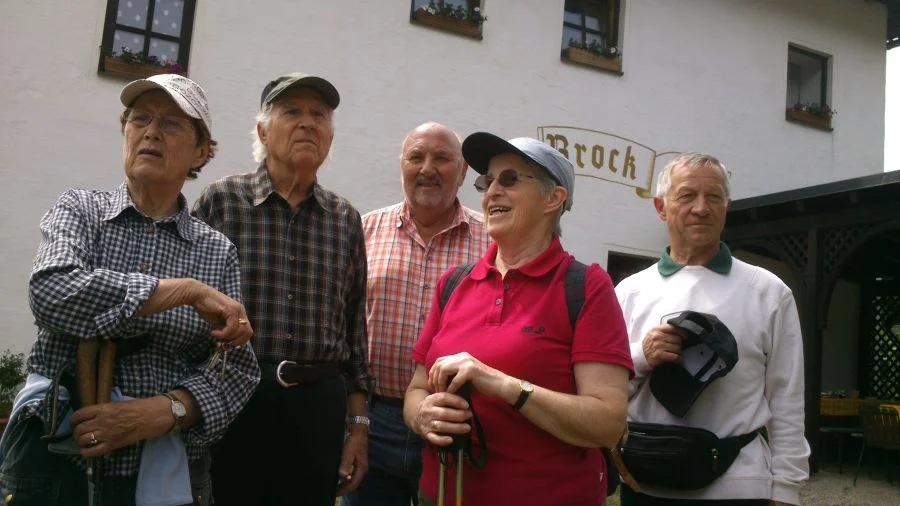 Wandergruppe 1 zurück beim Brock
