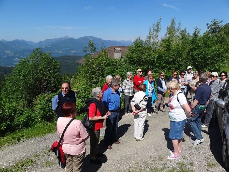 Im Kräutergarten der Familie Trattnig#in Gschriet Gemeinde Ferndorf