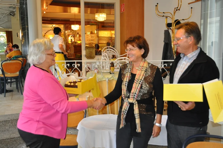 Brigitte Bahr wude zweite und somit auch beste Dame