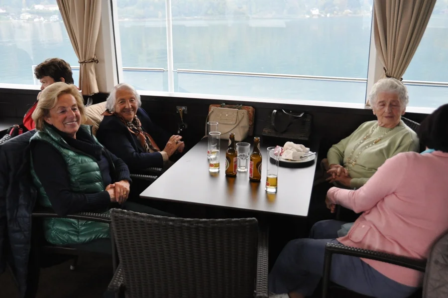 Gute Laune auch bei Irene Rosic und Margarethe Schlosser