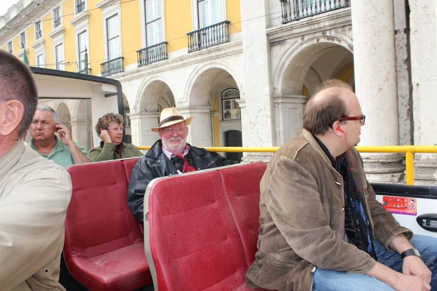 Walter Krovat 2012 in Lissabon mit dem MGV-Pörtschach
