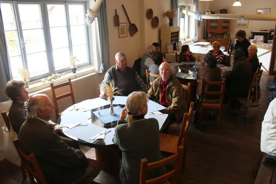 Warten auf die Bewirtung