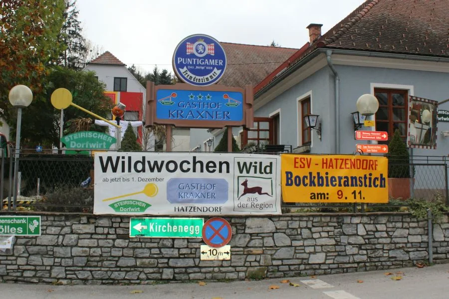 Mittagessen im Dorfgasthaus