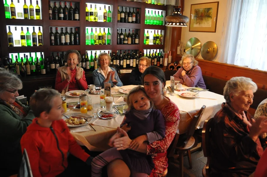 Eine große Sallacherrunde mit den jüngsten Teilnehmern