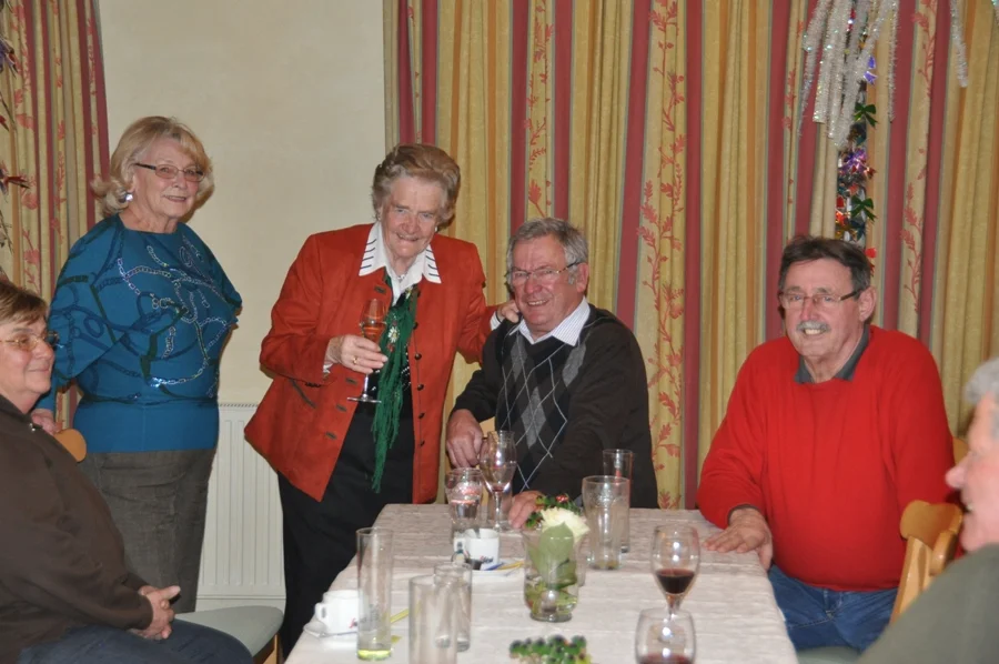 Ehepaar Hudovernig mit Zita Adelbrecht#und Seppi Wienerroither