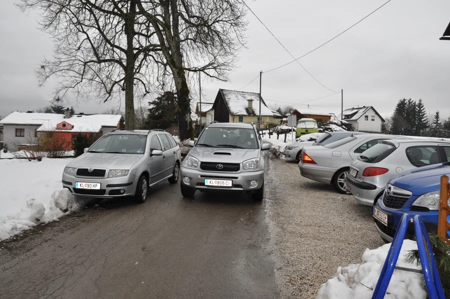 Die Parkplätze waren knapp