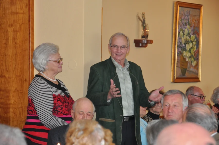 Der neue Bez.Obmann Hans Tauschitz#versprach gute Zusammenarbeit