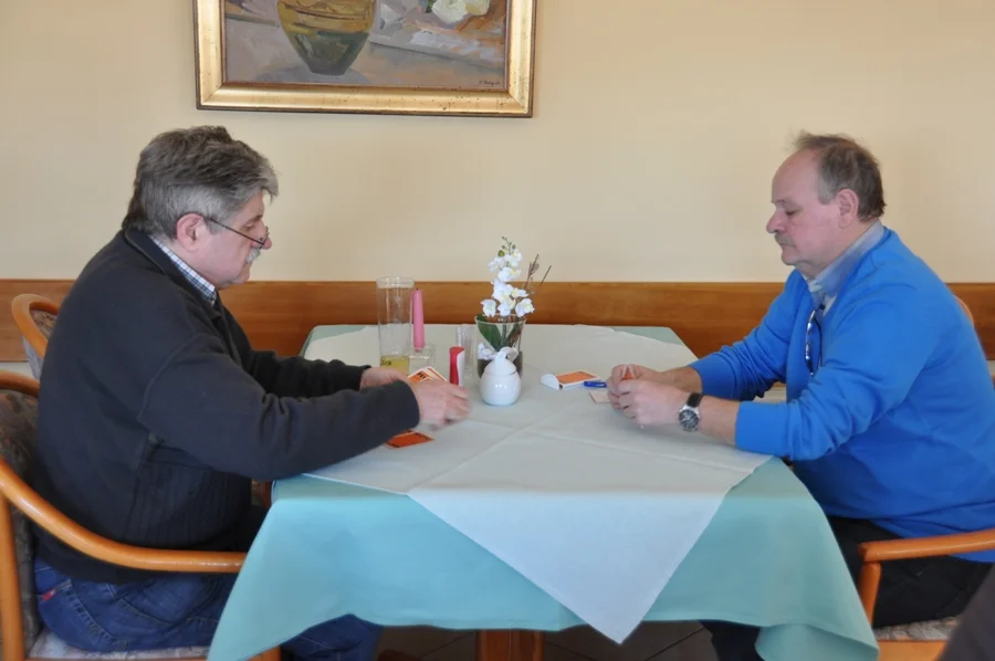 Hermann Deketh mit Fredi Gaggl