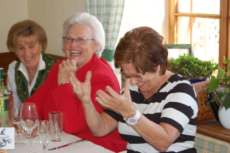 Obfrau Wienerrroither mit ihren Stellvertreterinnen in bester Laune
