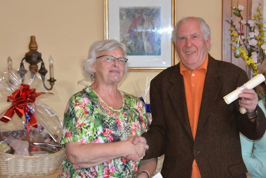 3.Platz#Hans Prüller mit Obfrau