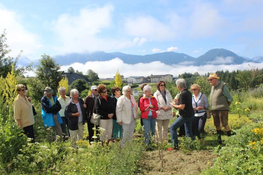 Man beachte im Hintergrund die Wolkenformation vor den Karawanken