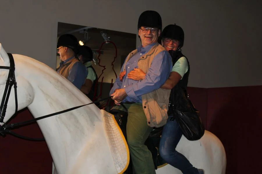 Seniorenreiten paarweise...