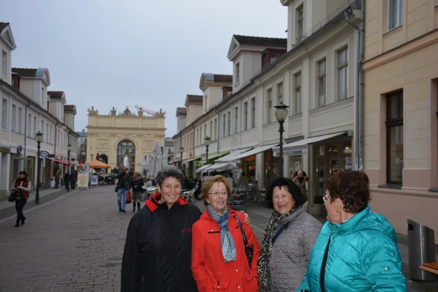 In der Fussgängerzone von Potsdam