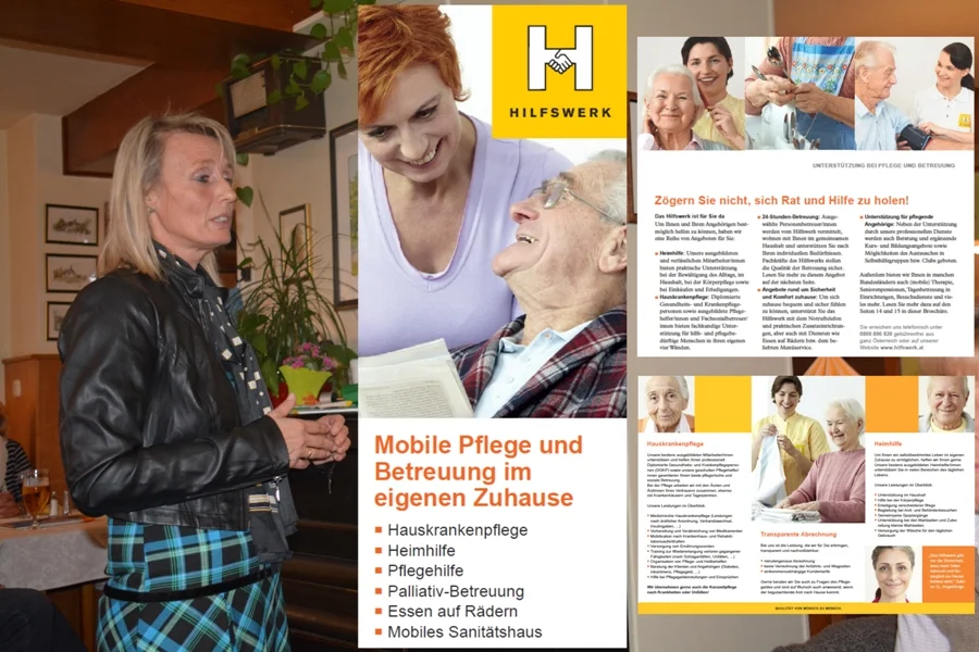 PDL Renate Piker Pflegedirektorin#berichtete über#+Betreuung und Pflege zu Hause+