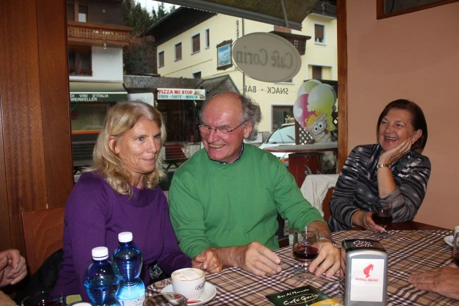 Feinschmecker Hermann Rapatz#freut sich auf eine#+Tarviser Jause+