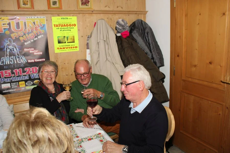 Das +Senioren-Trio+ sorgt immer#für beste Stimmung