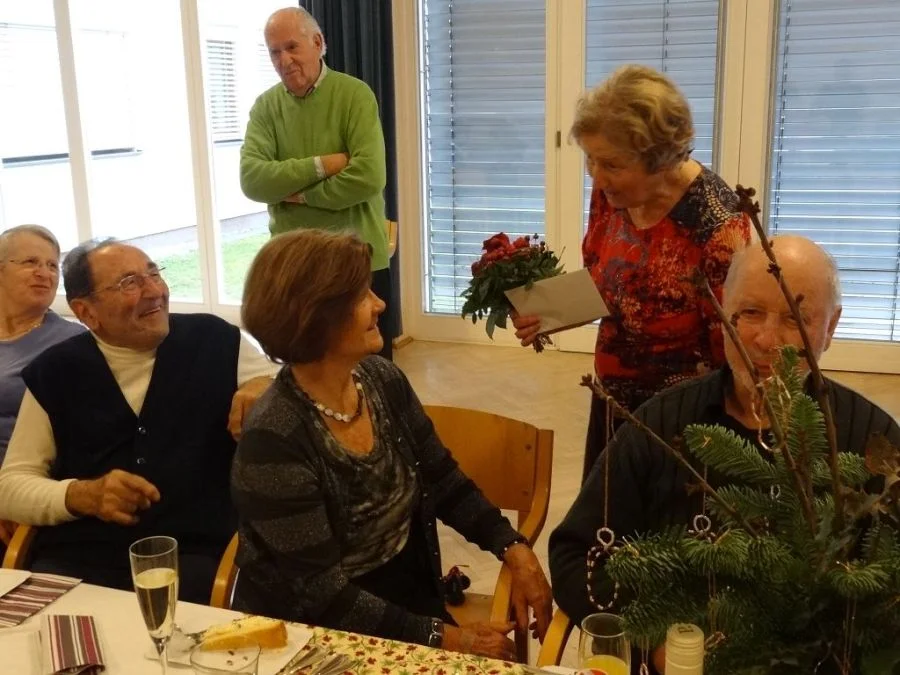 Renate Rauter beschehrte uns#viele fröhliche Stunden