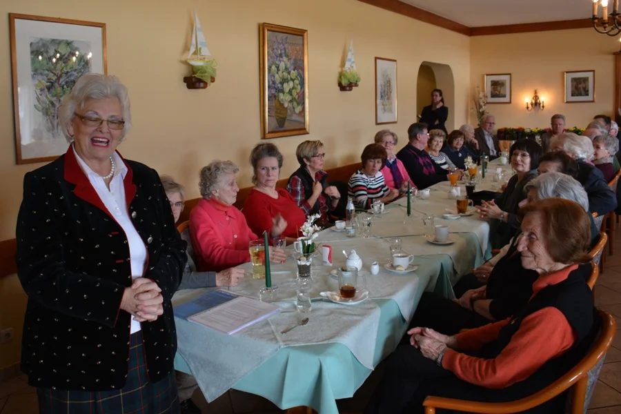 Obfrau Heidi Wienerroither bei der Begrüßung
