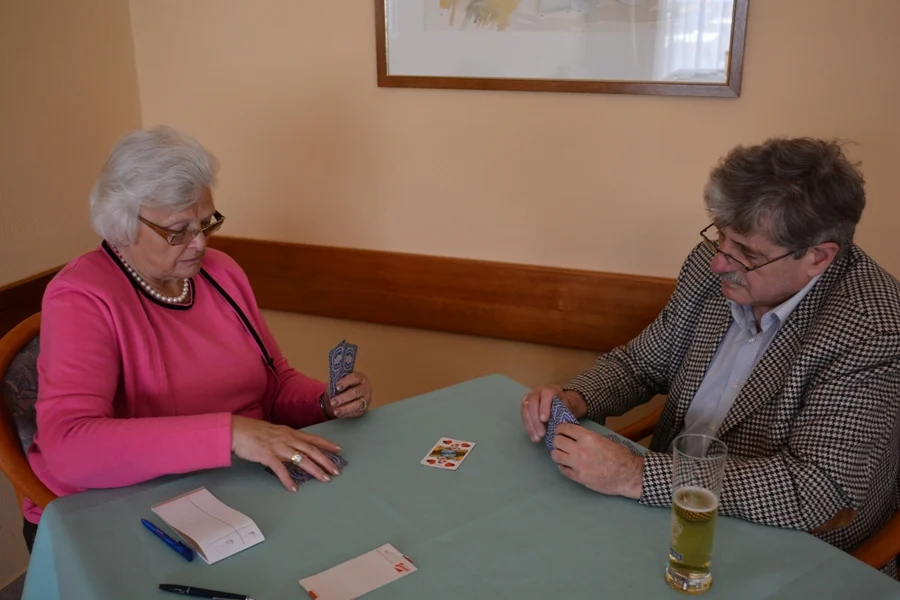 Die Obfrau mit Hermann Deketh