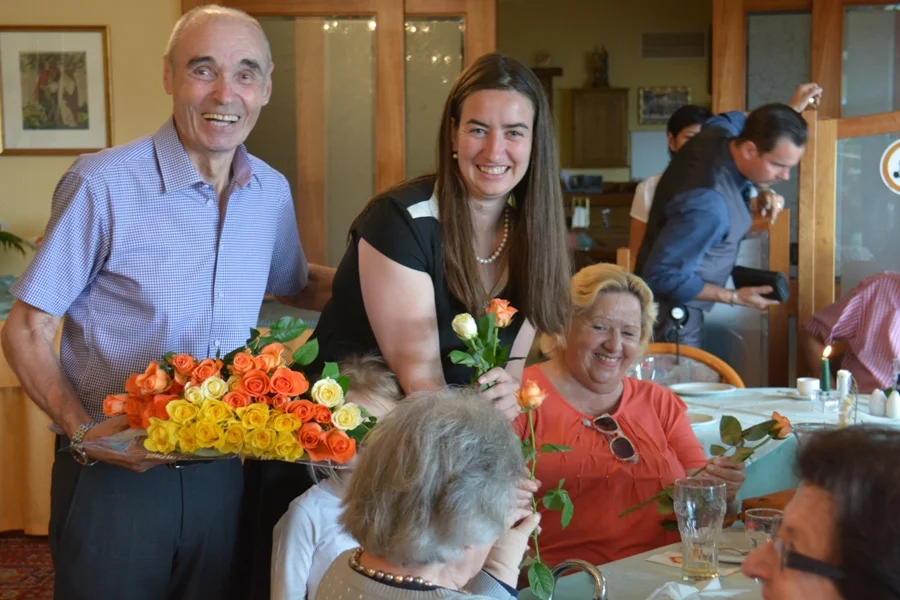 Für die Mütter geb es Rosen