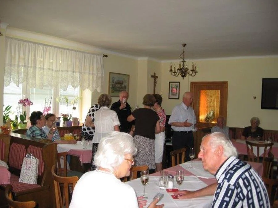 Ein Fachgespräch Obfrau Heidi Wienerroither mit Hans Prüller