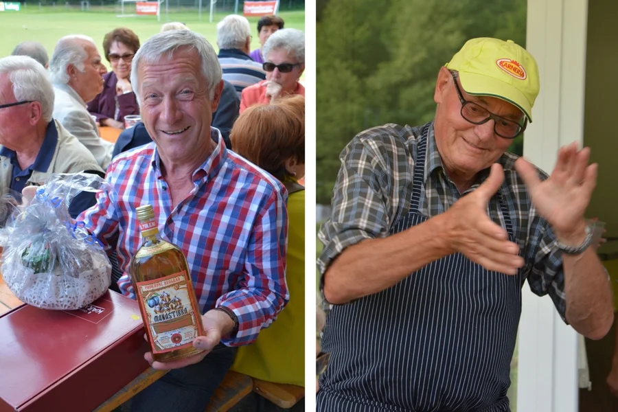 Karl Janesch ein glücklicher Gewinner