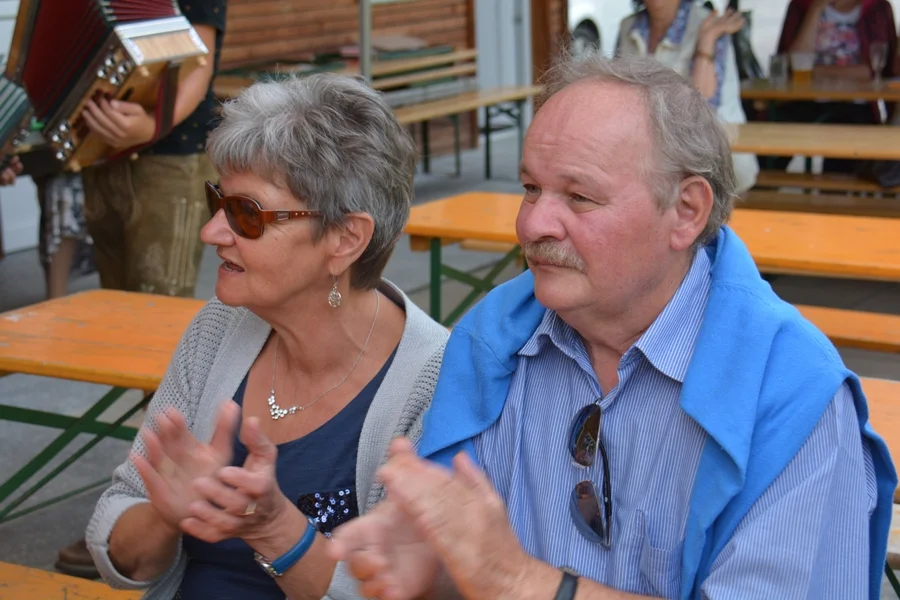 Renate und Fredi Gaggl sichtlich zufrieden