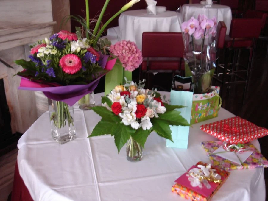 Geschenke der Gratulanten