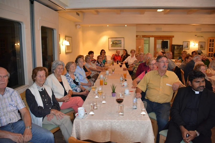Große Freude herrschte über die Anwesenheit unseres neuen Pfarrers