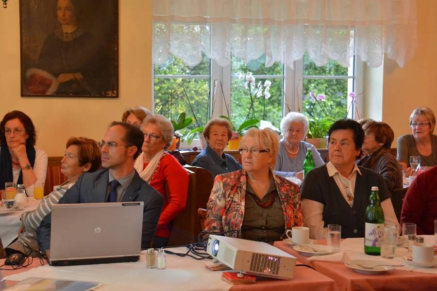 Der Speisesaal war diesmal überbelegt