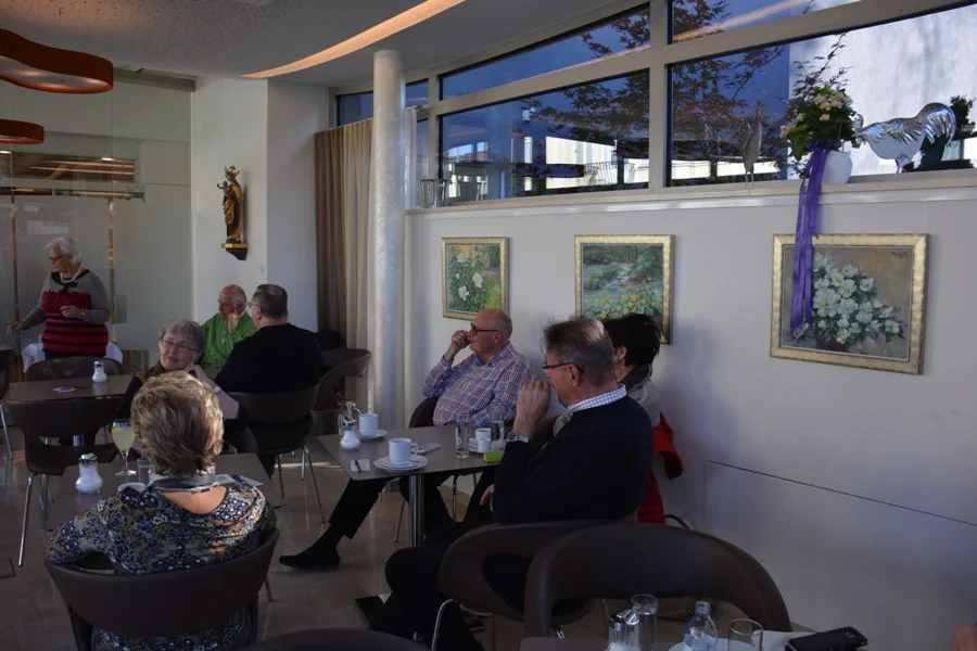 Erstmals im neuen, wunderschönen Wintergarten